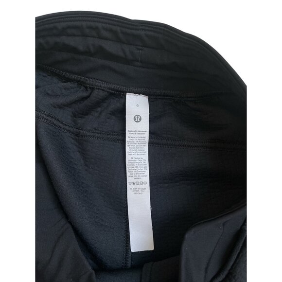 Lululemon Textured High-Rise Wide Leg Track Pant in Black Size 6 - Picture 10 of 11